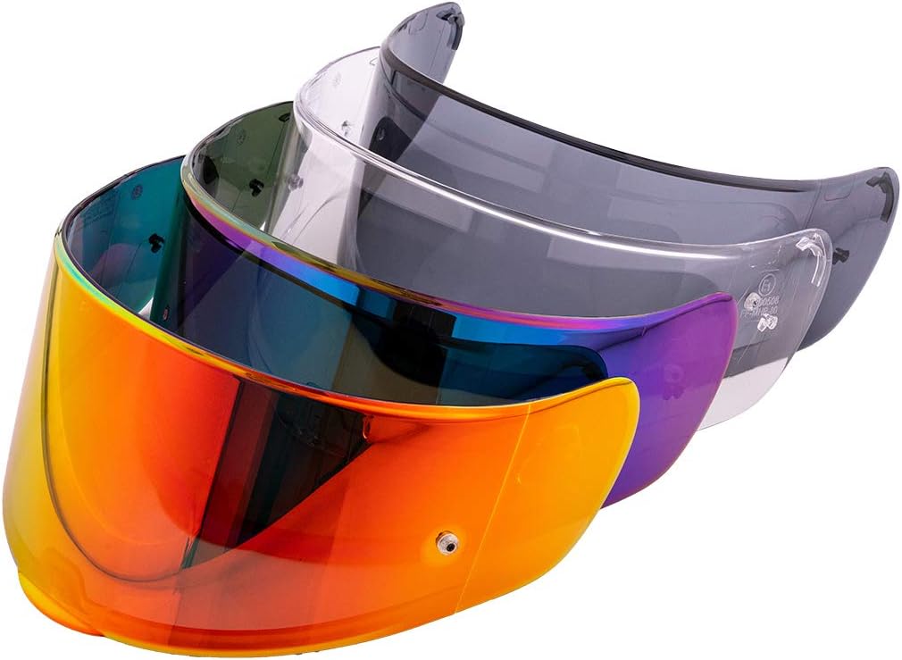 VCOROS Motorradhelm Visier für SEDICI Strada II/Strada 3/Vector,Motorrad Wind Schild Helm Objektiv V