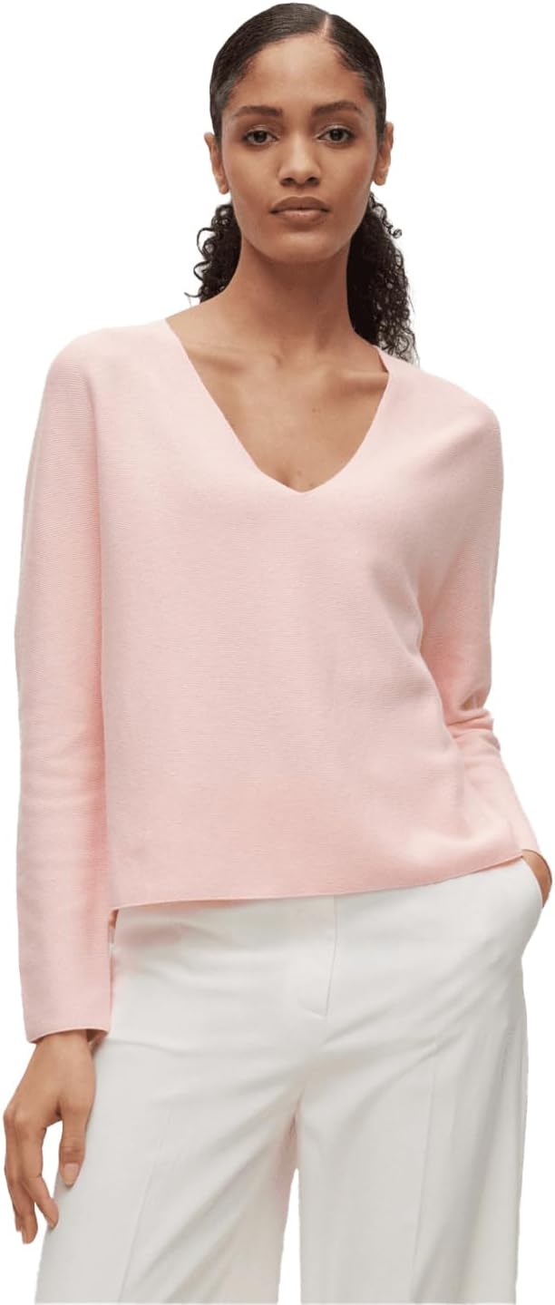 BOSS Damen C_ferona Pullover XXL Bright Pink676, XXL Bright Pink676