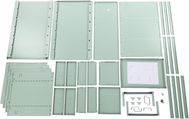 Schubladenschrank, Rollcontainer, Mobiler Aktenschrank, Bürocontainer mit 5 Schubladen, Metallschran