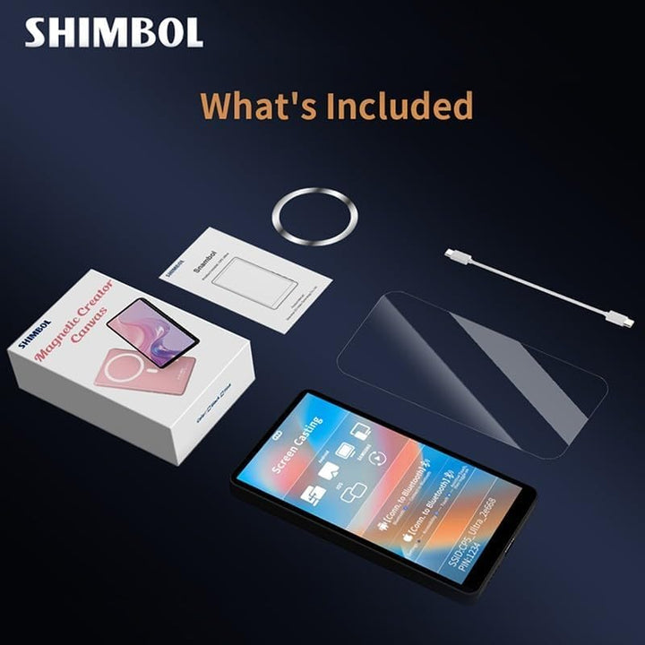Shimbol CP5 Ultra, 5‘’ 1080P Full Touch HD Telefon Vlog Selfie Monitor Screen für iPhone & Android -