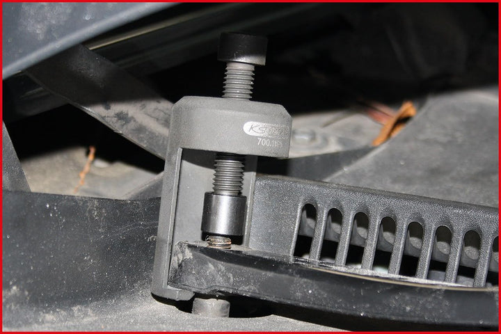 KS Tools 7001198 Universal Scheibenwischerarm Abzieher mit Abziehgabel, Schwarz