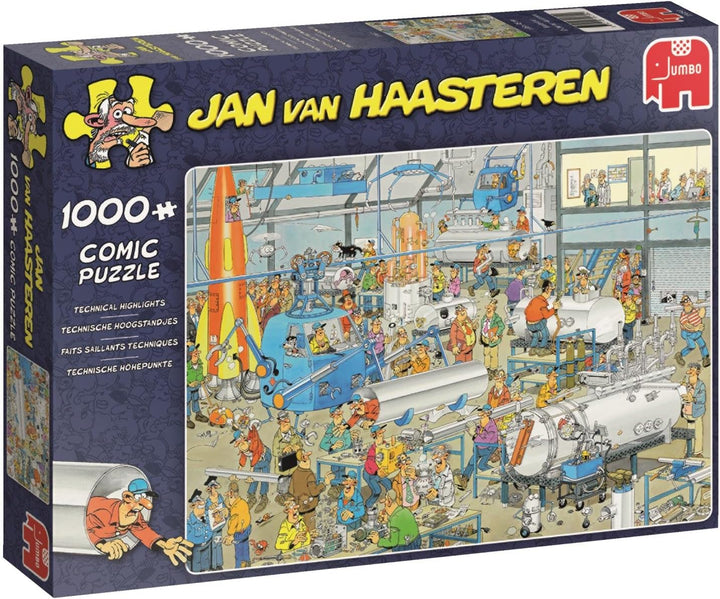 Jumbo 19050 Puzzle Jan Van Haasteren-Technische Höhepunkte, 1000 Teile