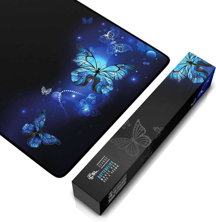 CSL - XXL Speed Gaming Mauspad Titanwolf 900 x 400mm - XXL Mousepad - Tischunterlage Large Size - ve