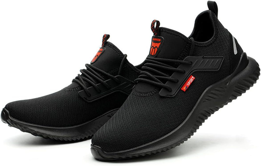 Calish Sicherheitsschuhe Herren Damen Arbeitsschuhe Leicht Stahlkappenschuhe Sportlich rutschfeste A