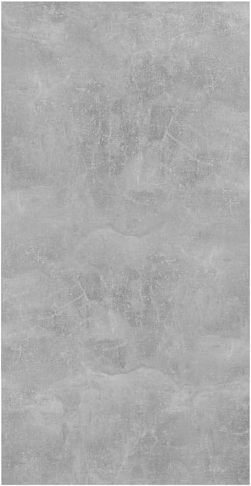 homiuse TV-Wandschrank Betongrau 37x37x72 cm Holzwerkstoff Design TV Board Fernsehschrank Fernsehtis