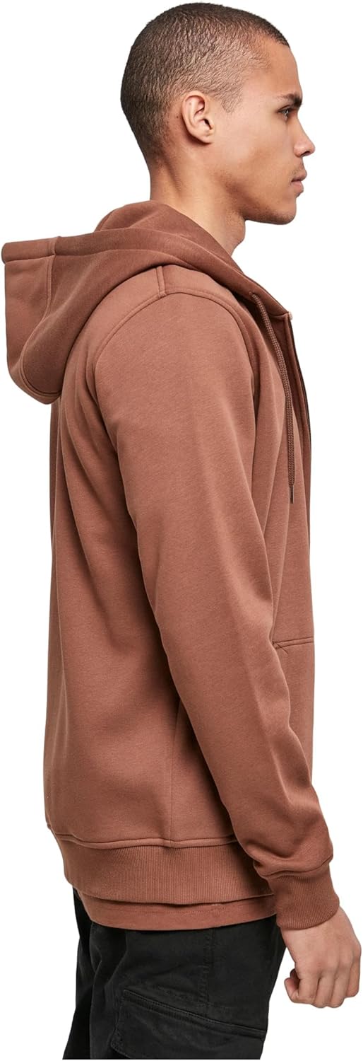 Build your Brand Herren Heavy Zip Hoody, Herren Kapuzenpullover aus Baumwolle und Polyester in viele