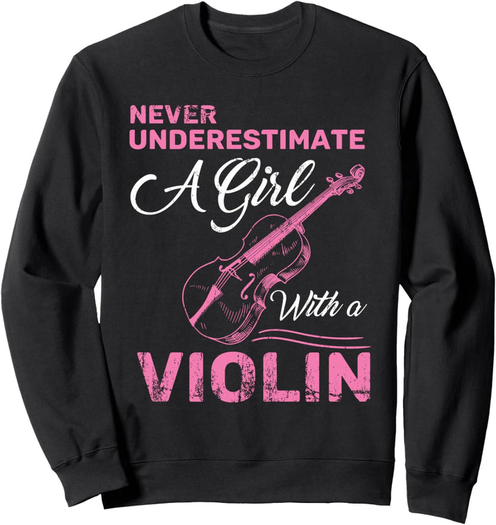 Orchester Musik Frauen Mädchen Geschenk Geige Violine Sweatshirt