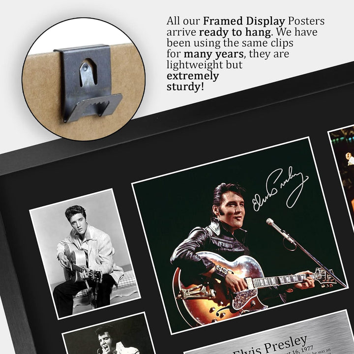 HWC Trading FR A3 Elvis Presley Musician The King Geschenke Gedruckt Signiert Autogramm Bild Für Mus