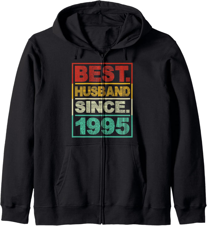 Best Husband Since 1995 24. Hochzeitstag für Ehemann Ehefrau Kapuzenjacke