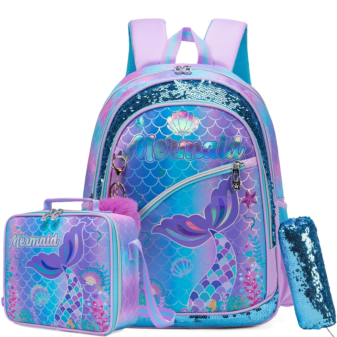 HTgroce Schulrucksack Mädchen Teenager Schultasche Schulranzen Set Rucksack für Mädchen Schule Freiz