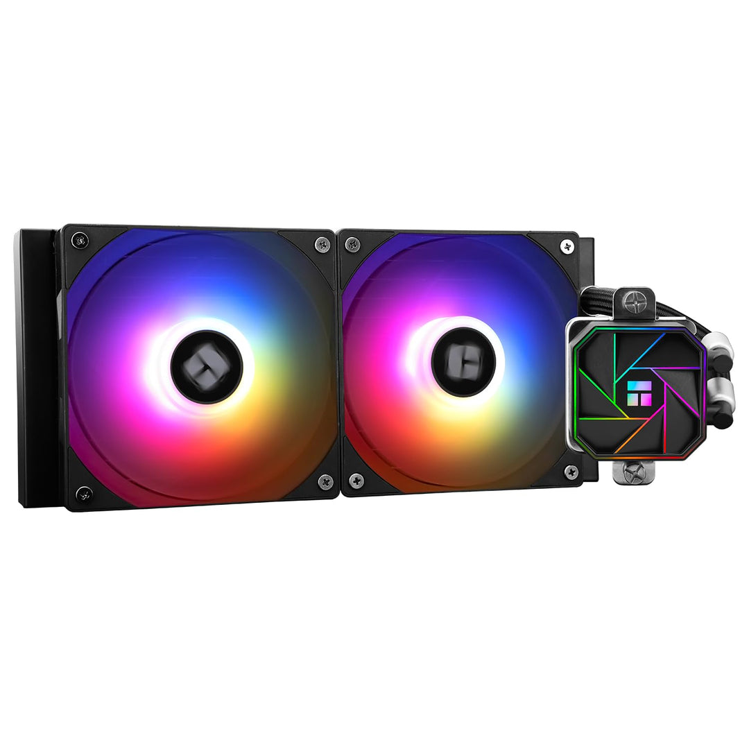 Thermalright AQUA ELITE 240 V3 Flüssig-CPU-Kühler, Doppel-PWM-ARGB-Lüfter mit S-FDB-Lagern, effizien