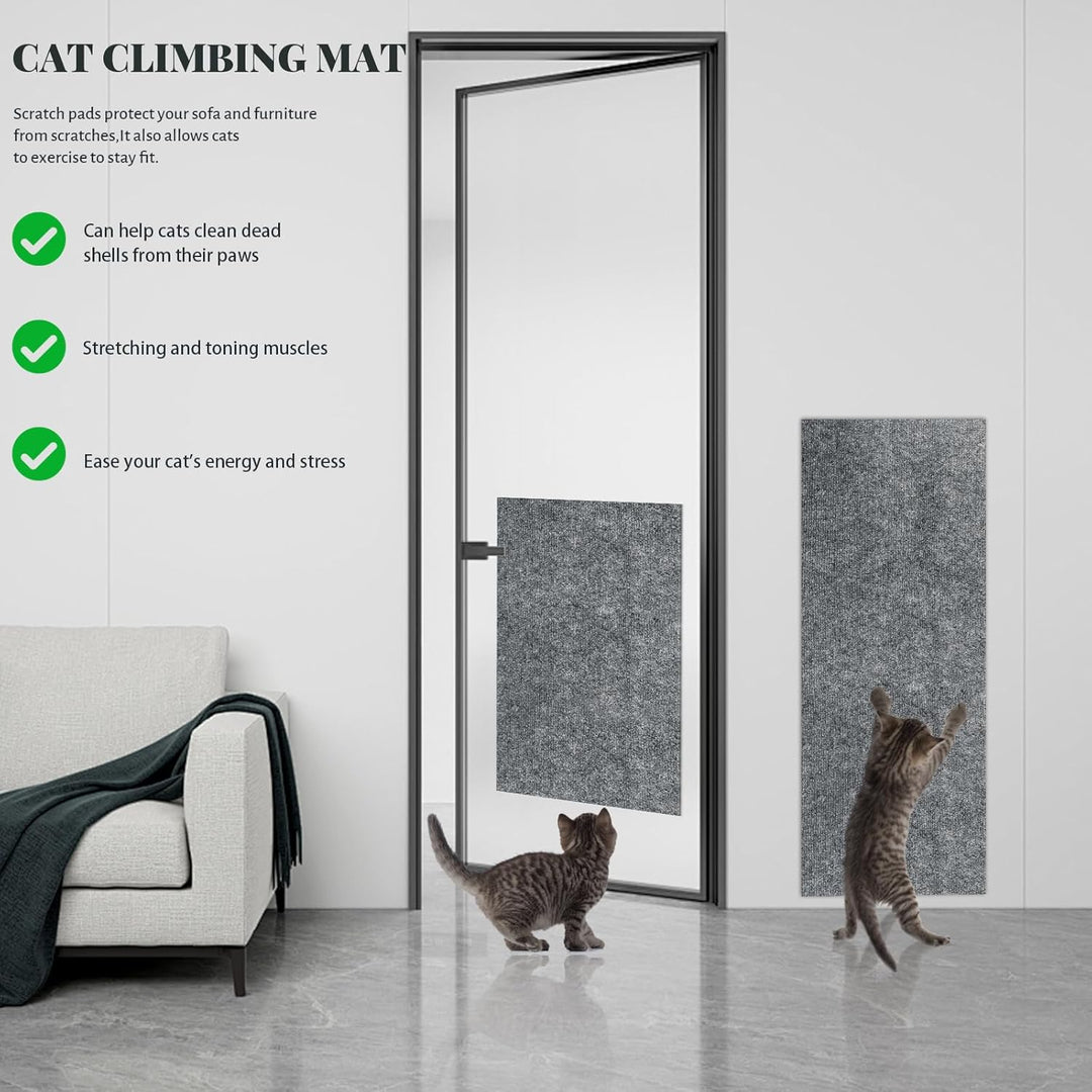 Kratzbaum für Katzen, selbstklebend, Katzenkratzer, Teppich, Kratzbaum für Katzen für Wand und Ecke,