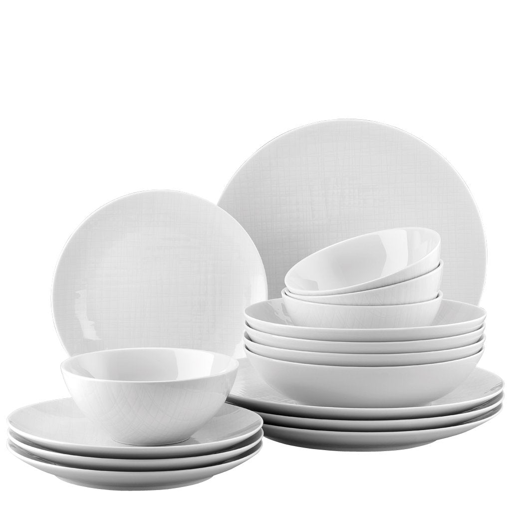 Rosenthal Mesh Weiss Set 16-tlg. / Müslischale