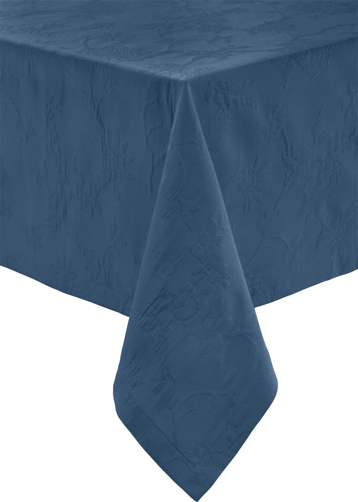 Erwin Müller Tischwäsche, Tischdecke mit Jaquardmuster, Serie Arnsberg blau Grösse 130x220 cm - Robu