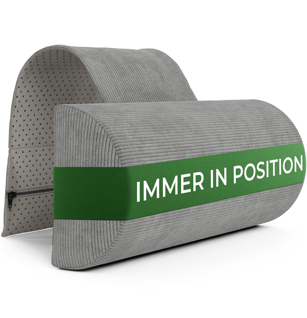 Nackenrolle für Sessel mit Gegengewicht (100% Memory Schaum), Nackenkissen Sofa Couch hängend, Nacke