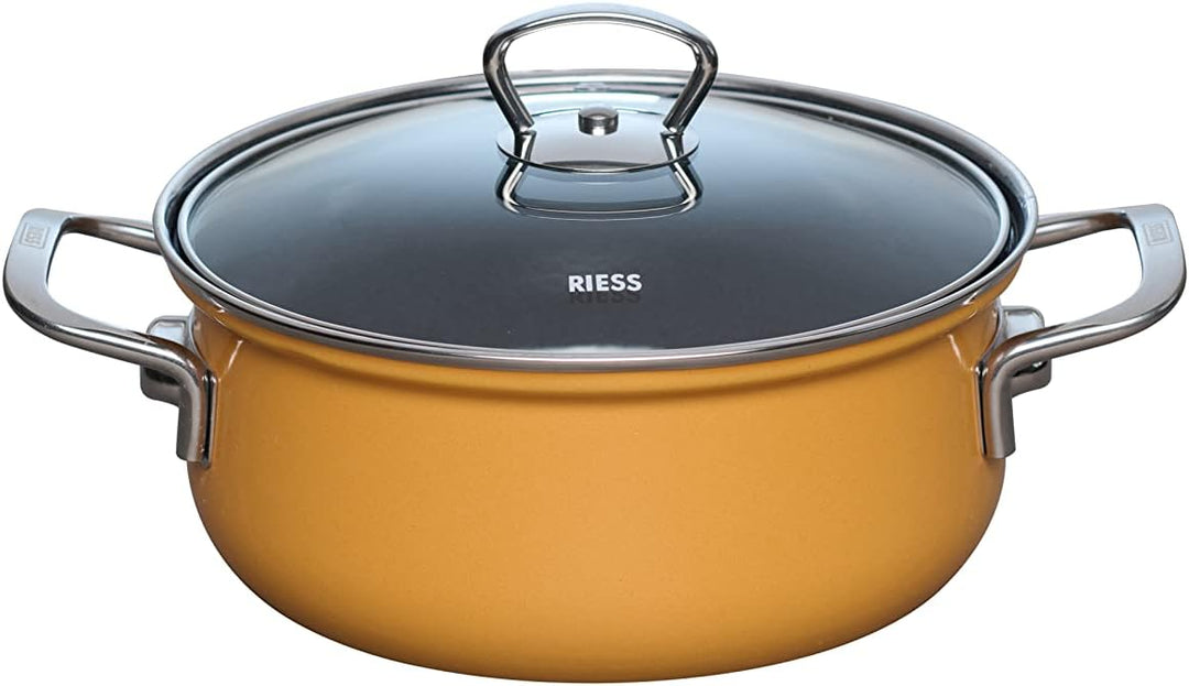 Riess, 0558-113, Emaileset 5-teilig, Nouvelle, ORANGE, LBH 48,5 x 28,5 x 39cm, Gewicht 9,98kg, Fleis