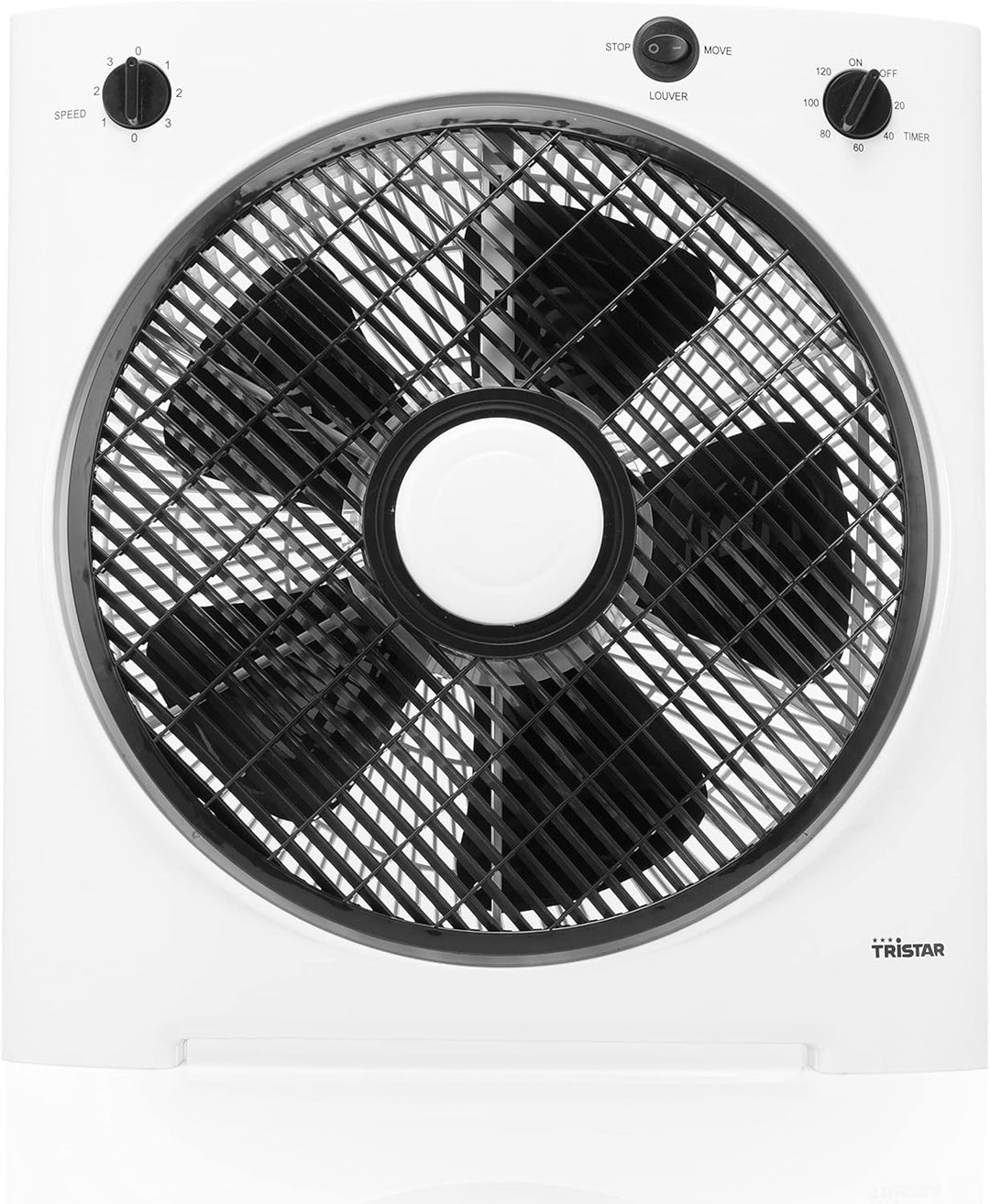 Tristar Tisch-Ventilator, 40 Watt Leistung, 30 cm Ø, 3 Leistungsstufen und oszillierendem Gitter, Dr