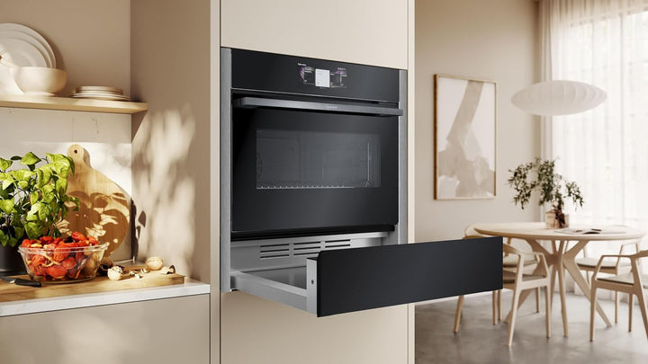 Neff N24HA11N1, N70, Wärmeschublade, 60 x 14 cm, Edelstahl, Grifflos, 140 mm hoch