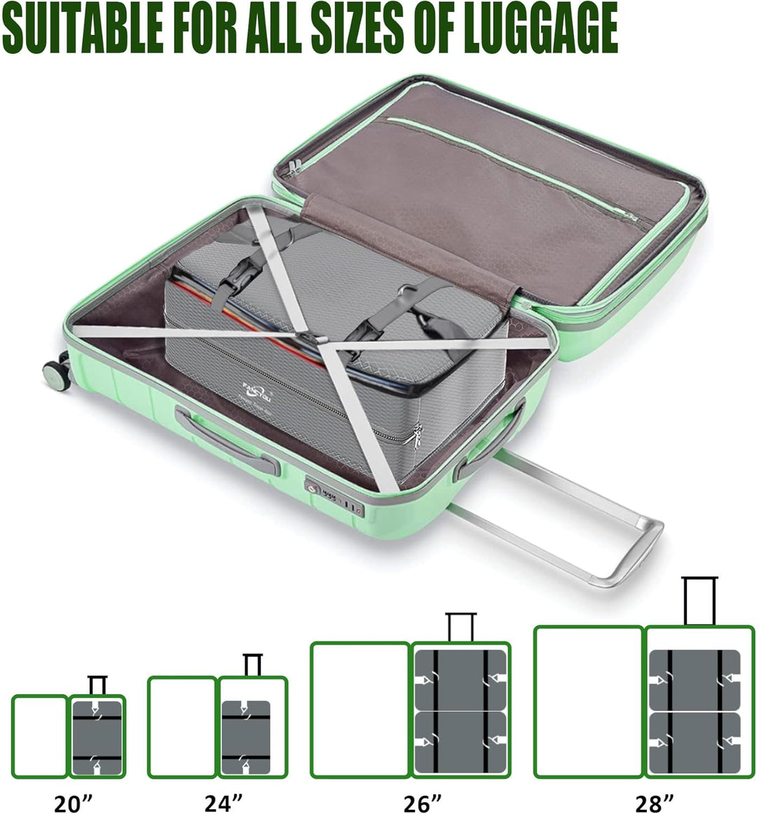 Koffer Organizer Hängende Verpackung Würfel Tragbare Schrank Regale Kompressive Reisegepäck Essentia