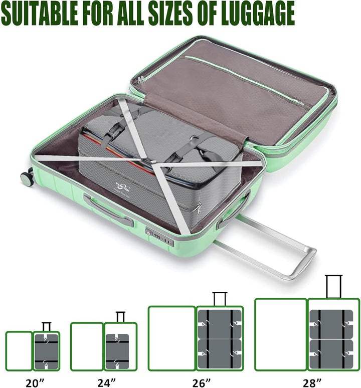 Koffer Organizer Hängende Verpackung Würfel Tragbare Schrank Regale Kompressive Reisegepäck Essentia