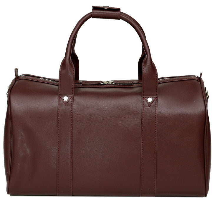 S. Babila Kollektion aus Saffianleder - Weinrot - Reisetasche (46 cm) Reisetasche (46 cm) Weinrot, R