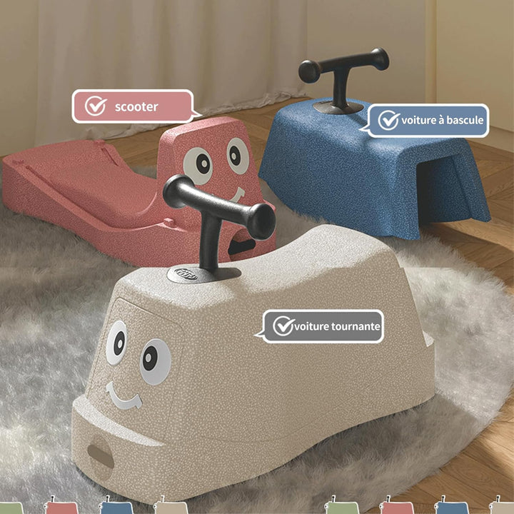 Babyrollbrett, EPP, Baby Walker, Wippauto, Rutschfahrzeug/Laufbrett – für Babys ab 6 Monaten (52 x 2