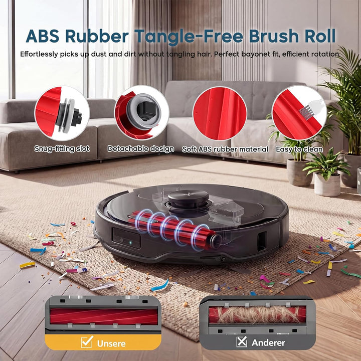 21 Stück Zubehör set für Roborock Qrevo S/QRevo Pro/QRevo MaxV/Qrevo Plus Saugroboter,1 Hauptbürsten