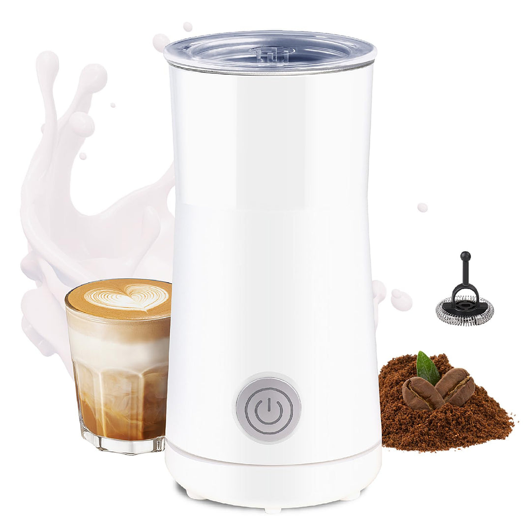 Huogary Milchaufschäumer Einfacher Milchaufschäumer und Dampfer 2-in-1 Milchdampfer mit heissem Milc
