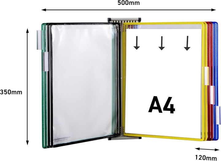 Tarifold Wandelement DE 414109 A4 sortiert Inh.10 Tafeln Sortiert 10er-Pack, Sortiert 10er-Pack