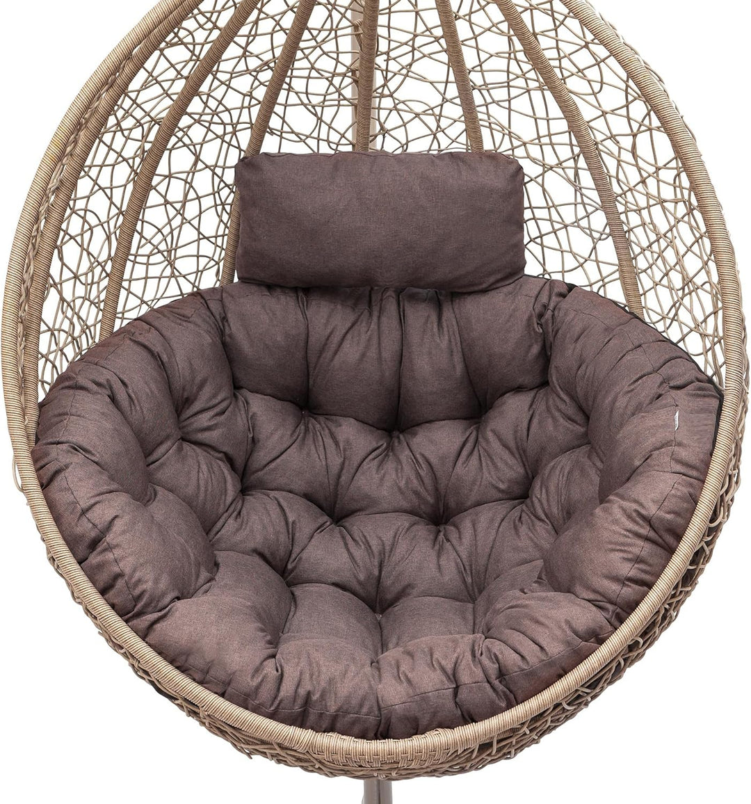 PillowPrim Hängesessel Kissen, Auflage für Polyrattan/Rattan Hängeschaukel, Polster, Hängekorb, Scha
