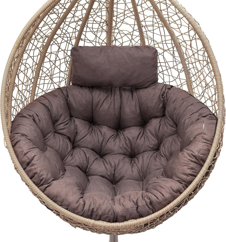 PillowPrim Hängesessel Kissen, Auflage für Polyrattan/Rattan Hängeschaukel, Polster, Hängekorb, Scha
