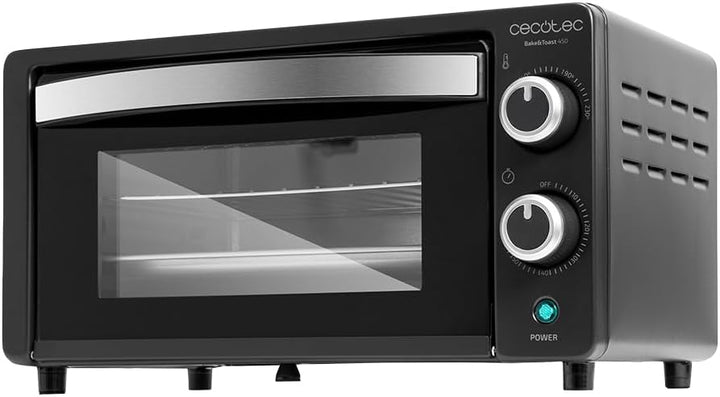 Cecotec Tischofen Bake&Toast 1090 Black, 10 L, 1000 W, 60-Minuten-Timer, Temperaturregelung bis zu 2