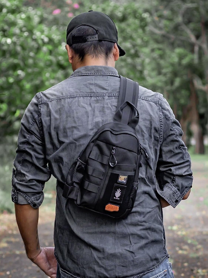 VIPERADE CHS1 EDC Brusttasche Herren Schultertasche,Leichter Sling Bag Klein Sling Rucksack mit vers