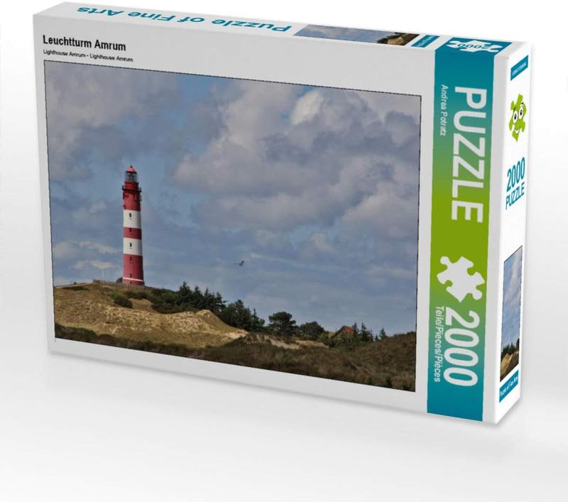 CALVENDO Puzzle Leuchtturm Amrum 2000 Teile Lege-Grösse 90 x 67 cm Foto-Puzzle Bild von Andrea Potra