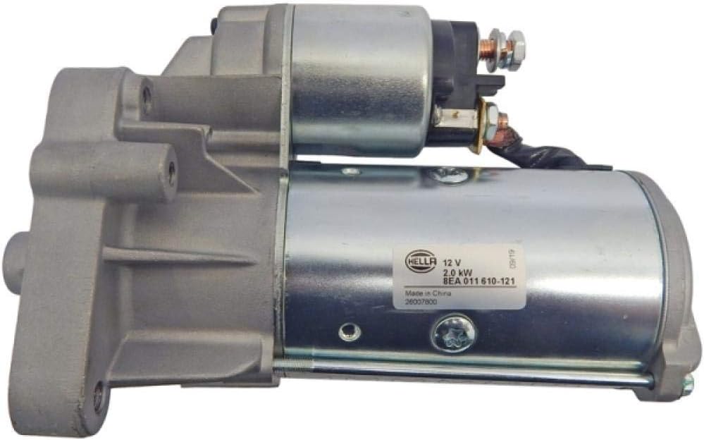 HELLA - Starter/Anlasser - 12V - 2kW - für u.a. Renault Master II Chassis (ED/HD/UD) - 8EA 011 610-1