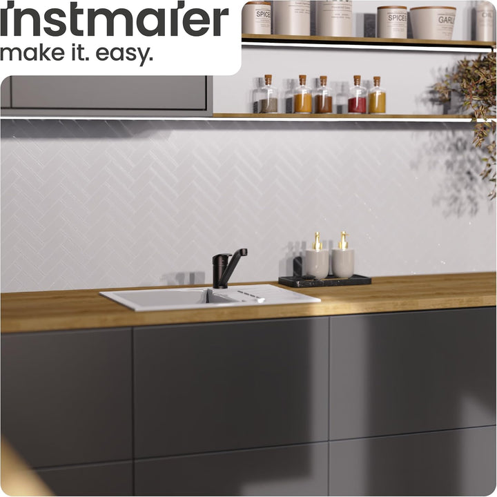 instmaier K1 Küchenaramtur | Schwarz matt | Wasserhahn Küche | Mischbatterie für die Küche | Armatur