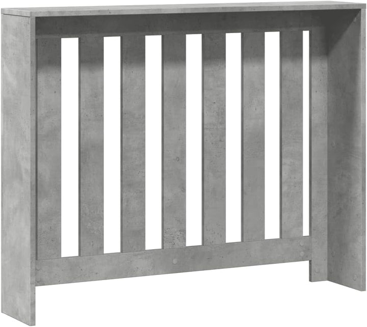 vidaXL Heizkörperverkleidung Betongrau 104x20x82 cm Holzwerkstoff 104 x 20 x 82 cm Betongrau, 104 x