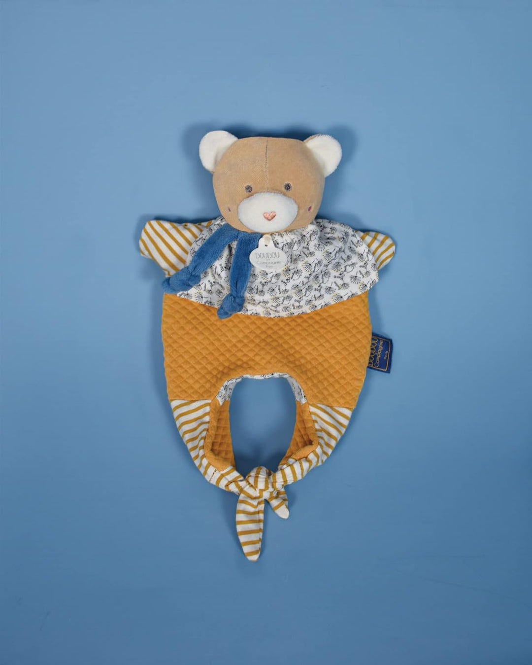 Doudou et Compagnie - Kuscheltier Bär – Kuscheltasche – Braun – 30 cm – Kuscheltier Spass – DC3823 B