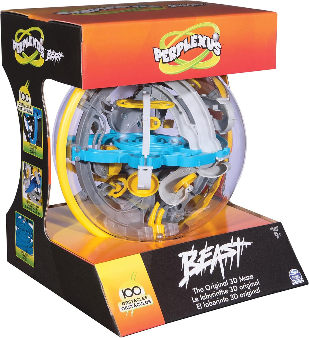 Spin Master Games Perplexus Beast, 3D-Kugellabyrinth mit 100 Hindernissen - für fingerfertige Perple