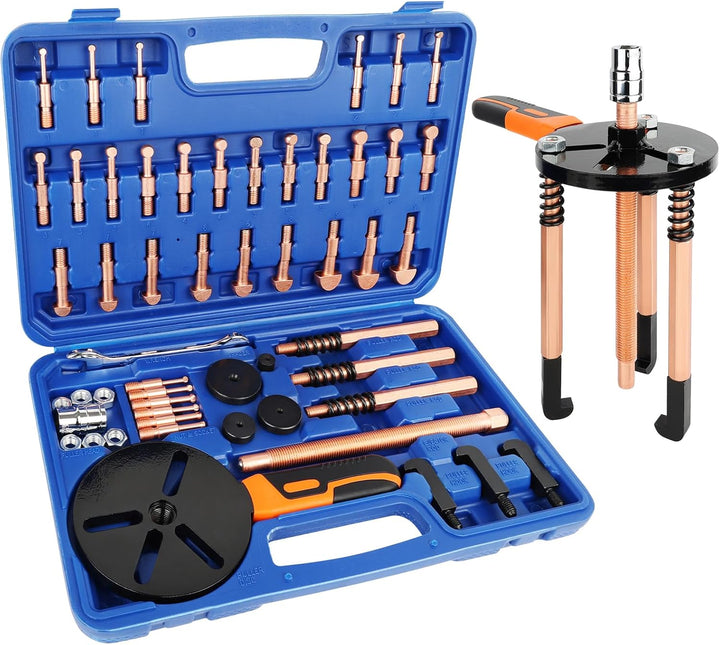 55-IN-1 Lagerabzieher Set, Universal Innenlager Abzieher, Radlager Werkzeug, Inneres äusseres Lagert