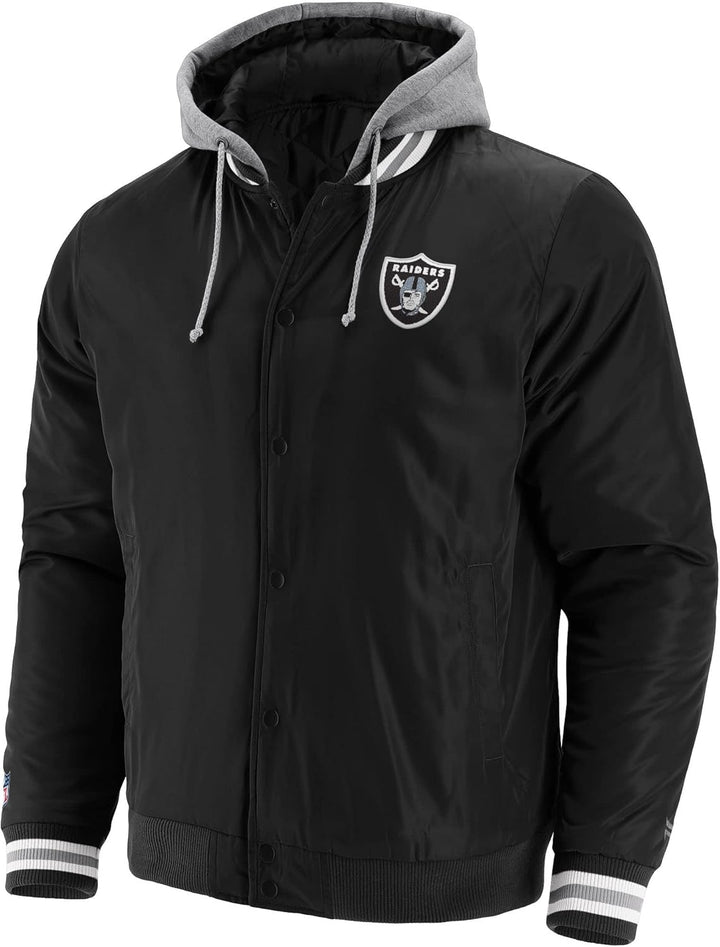 Fanatics Las Vegas Raiders Black NFL Sateen Jacket S Schwarz, S Schwarz