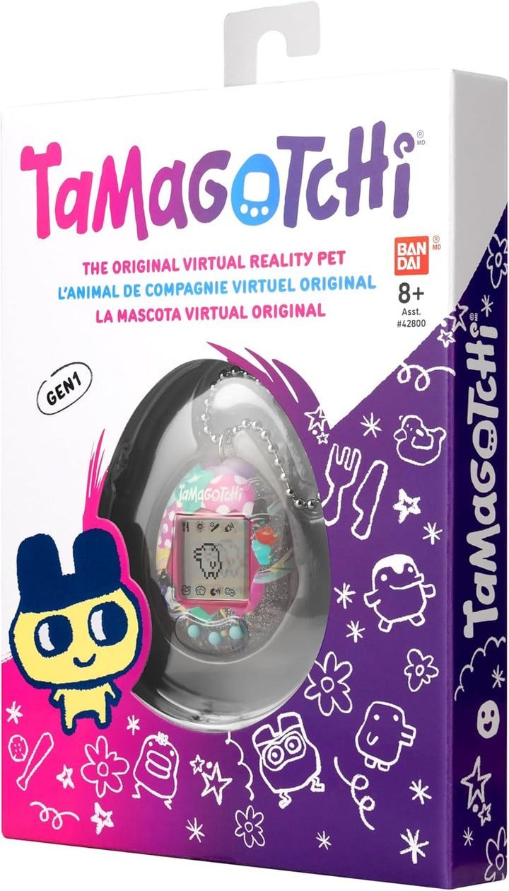 BANDAI 42988 Tamagotchi Original virtuelles Haustier Tama Picknick Mehrfarbig Elektronisches Spielze