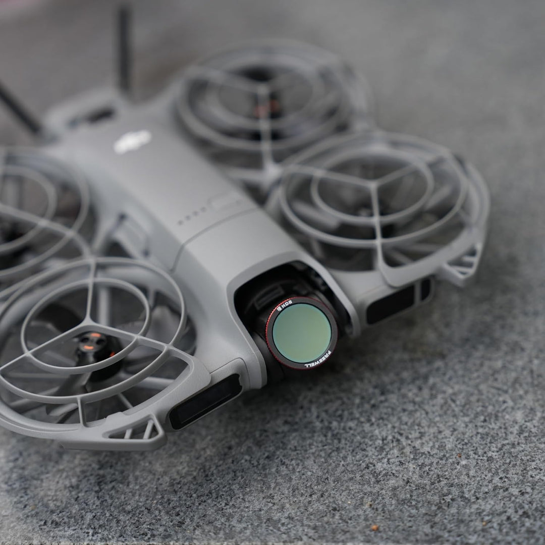 Freewell Magnetische ND-Filter für DJI Neo 2 – inklusive ND8, ND16, ND32 für präzise Belichtungssteu