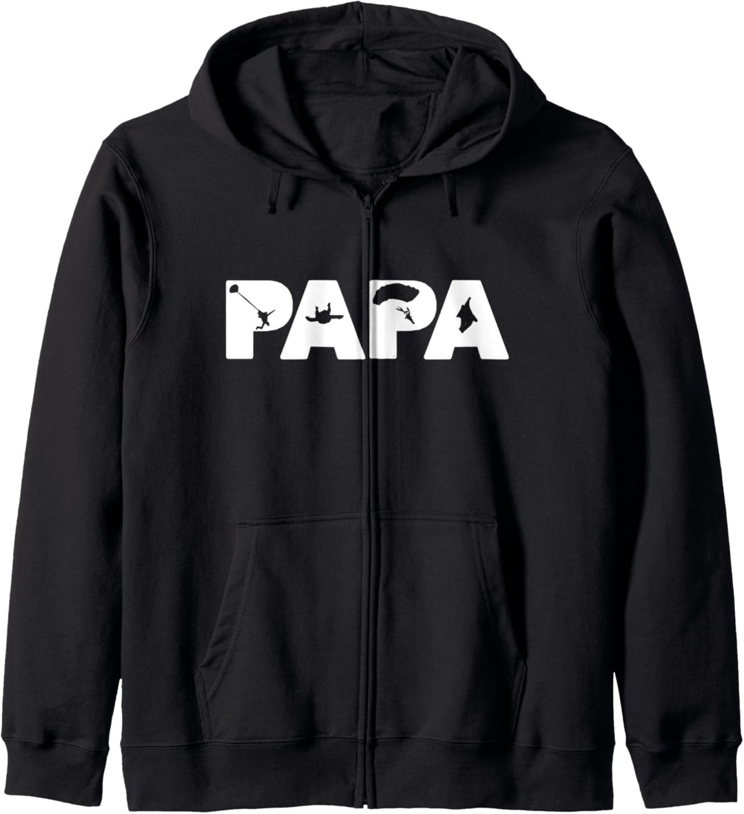 Fallschirmspringen Papa, Fallschirmspringen Papa Vatertag Ge Kapuzenjacke