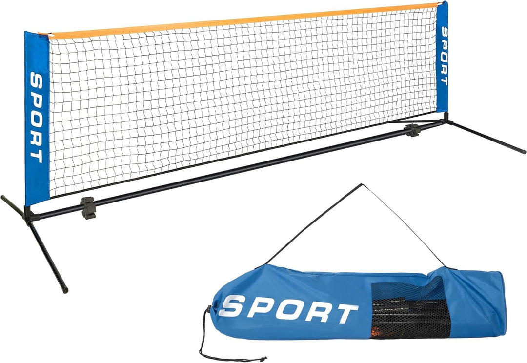 AKOZLIN Tennisnetz 10ft(3 M), Faltbares Tennistrainernetz, Leichtes Tragbares Tennisnetz für Kinder,