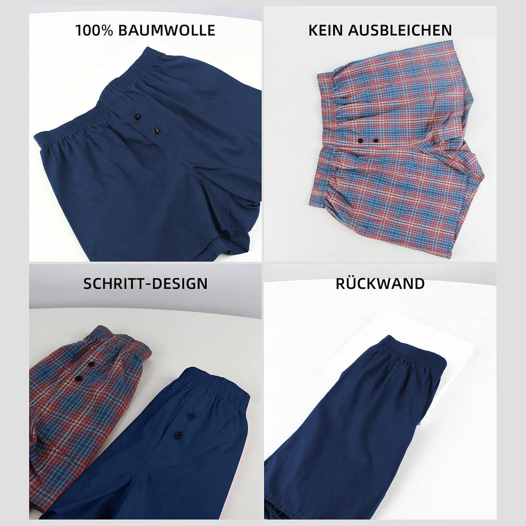 Natural Feelings Herren Unterwäsche Boxer Weiche Baumwolle Strick Herren Boxer Shorts Unterwäsche He