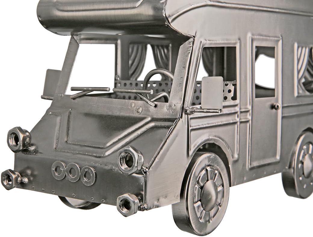 GILDE Flaschenhalter Camping - Flaschenständer Wohnmobil aus Metall vernickelt - Breite 30,5 cm - Fa
