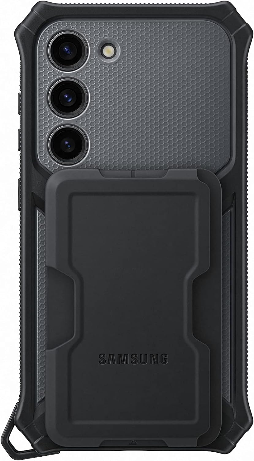 Samsung Rugged Gadget Smartphone Case EF-RS911 für Galaxy S23, Handy-Hülle, Standfuss, Kratzfest, Fi