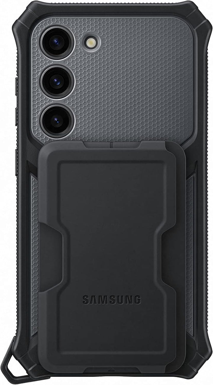 Samsung Rugged Gadget Smartphone Case EF-RS911 für Galaxy S23, Handy-Hülle, Standfuss, Kratzfest, Fi