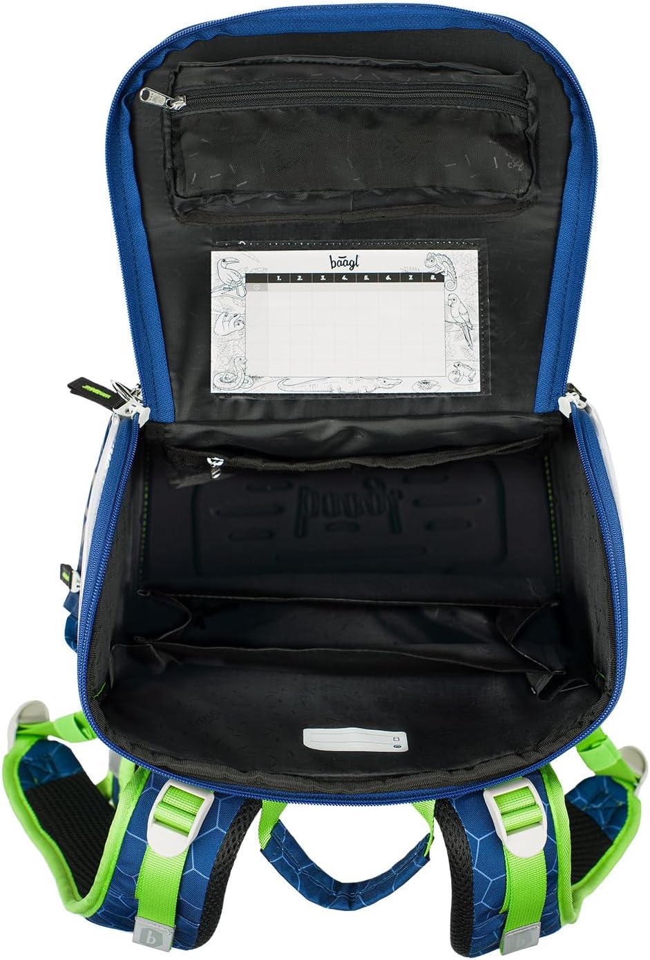 Baagl Schulranzen Jungen Mädchen Set 5 Teilig (Zippy Schultasche für 1. Klasse, Mäppchen, Turnbeutel